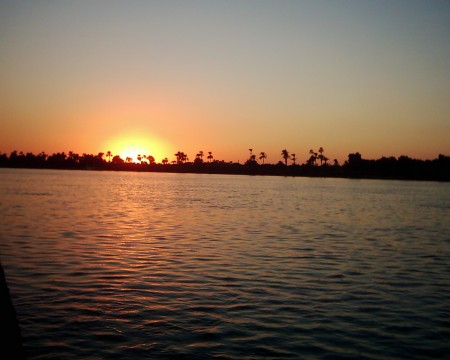coucher du soleil